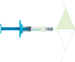 Monovisc needle